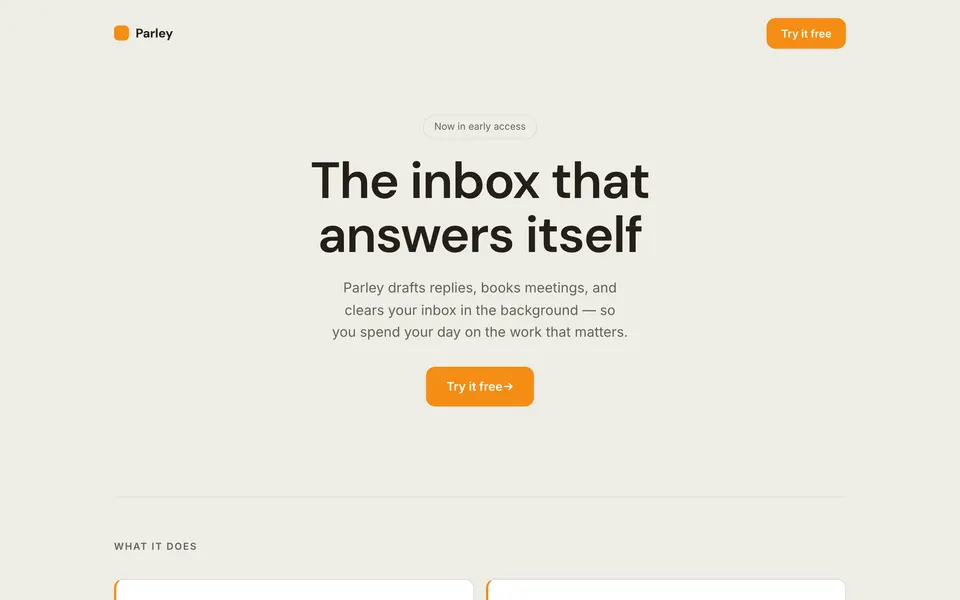 Product / SaaS template preview